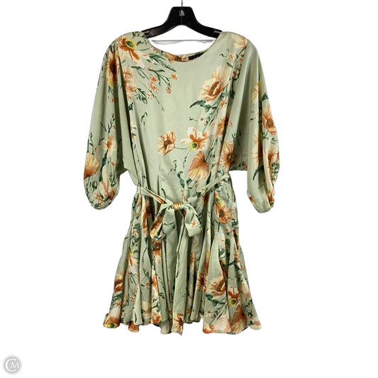 Dress Party Short By Cme In Floral Print, Size: S