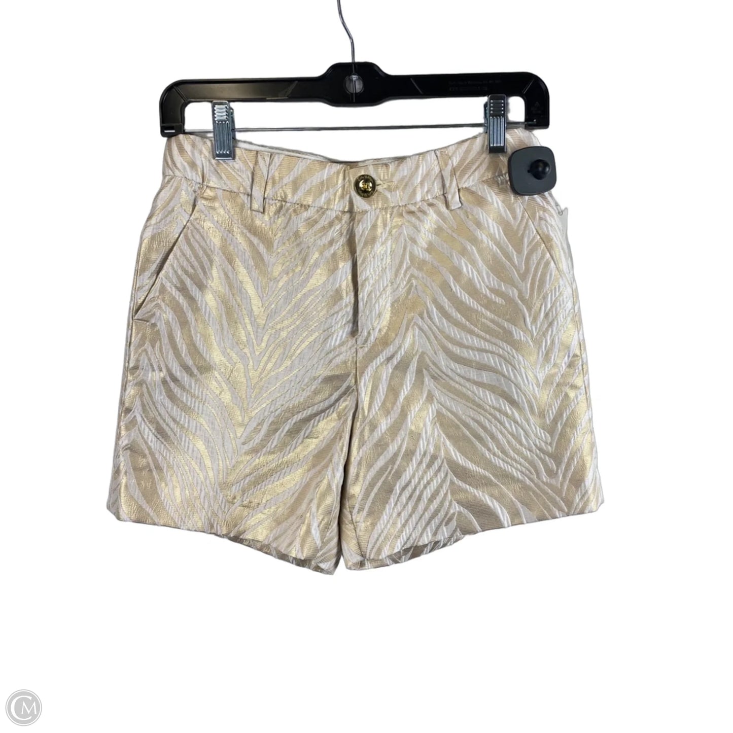 Shorts Designer By Lilly Pulitzer In Gold, Size: 0