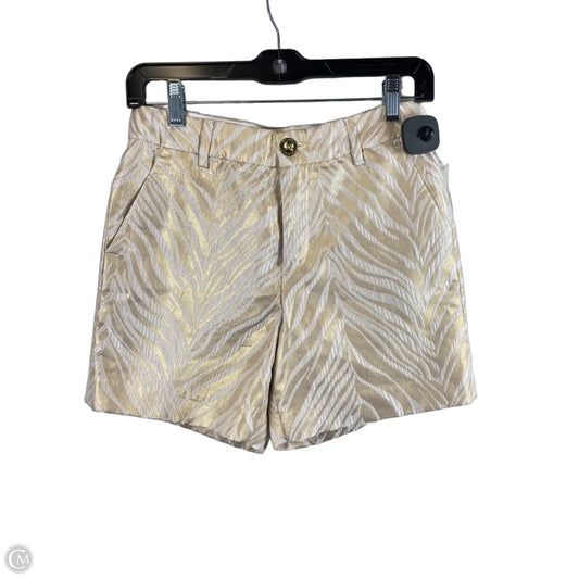 Shorts Designer By Lilly Pulitzer In Gold, Size: 0