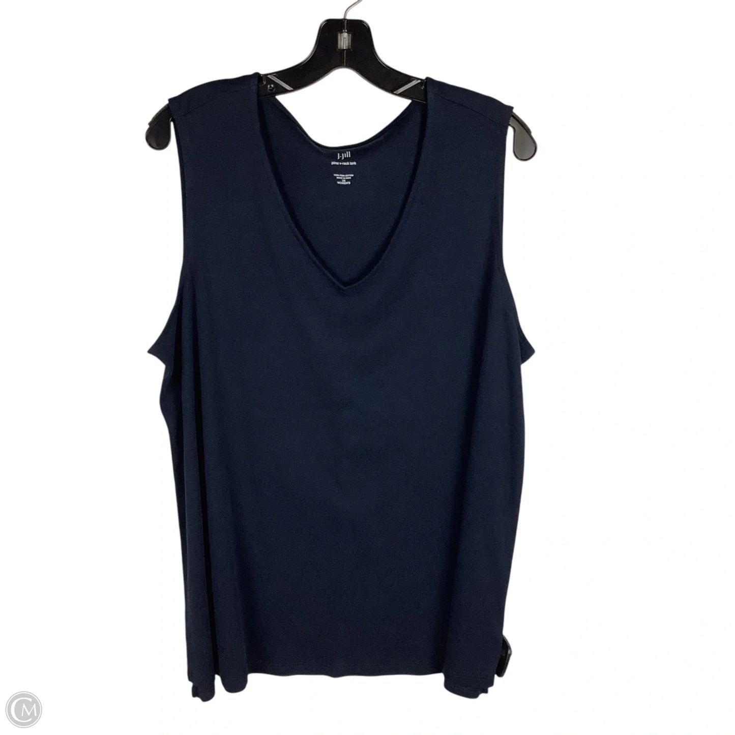 Top Sleeveless Basic By J. Jill In Blue, Size: 2x