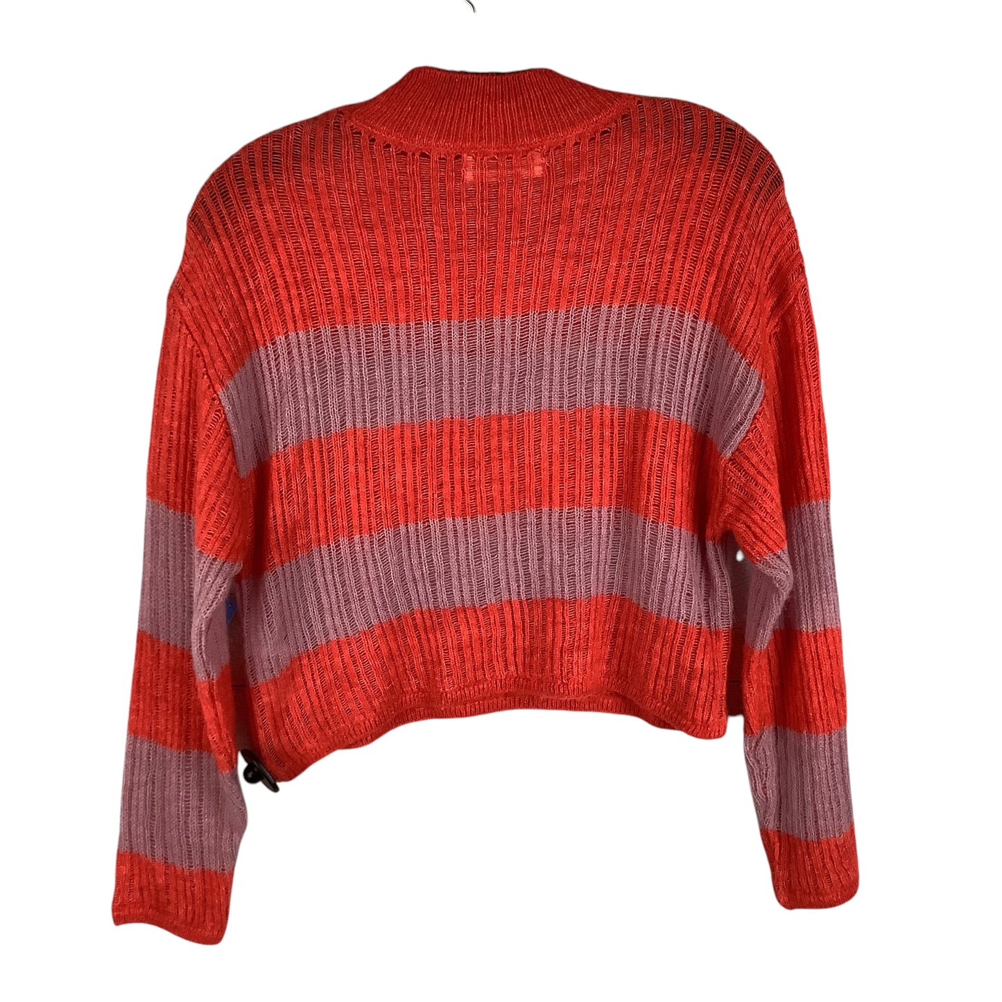 Sweater By Anthropologie In Pink & Red, Size: M