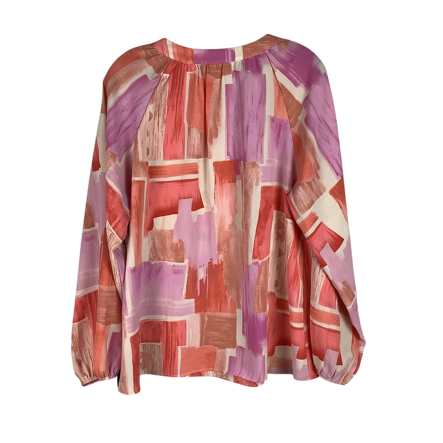 Top Long Sleeve By Entro In Pink & Purple, Size: M