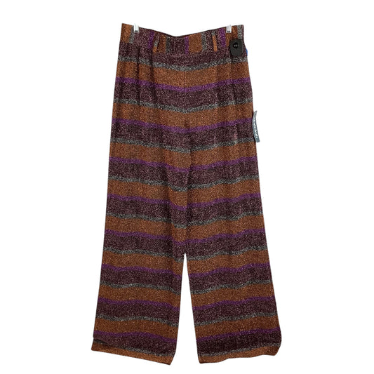 Pants Wide Leg By Modcloth In Orange & Purple, Size: M