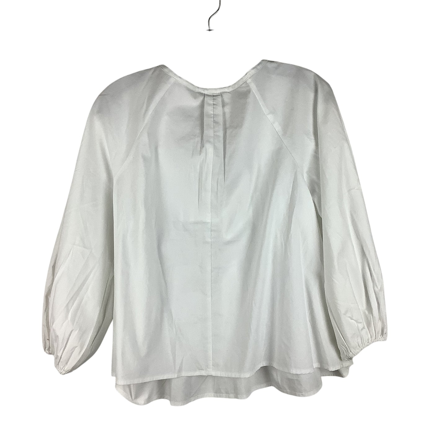 Top Long Sleeve By Express In White, Size: L