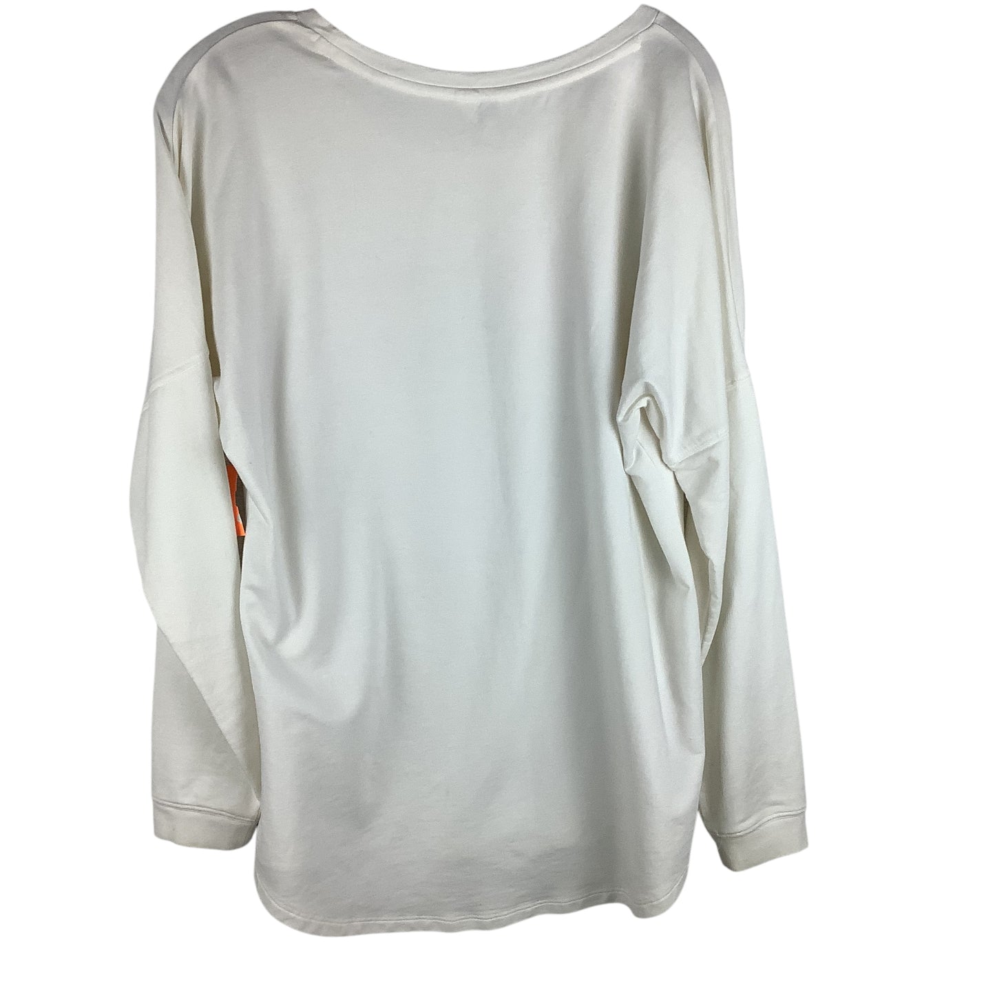 Top Long Sleeve By Crown And Ivy In White, Size: L petite