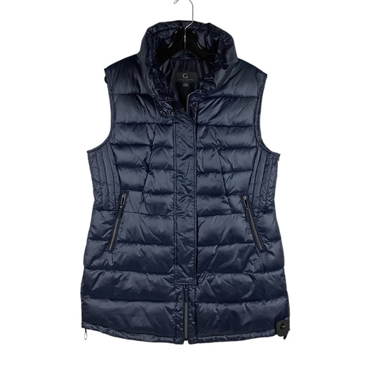 Vest Puffer & Quilted By Gallery In Navy, Size: Xl