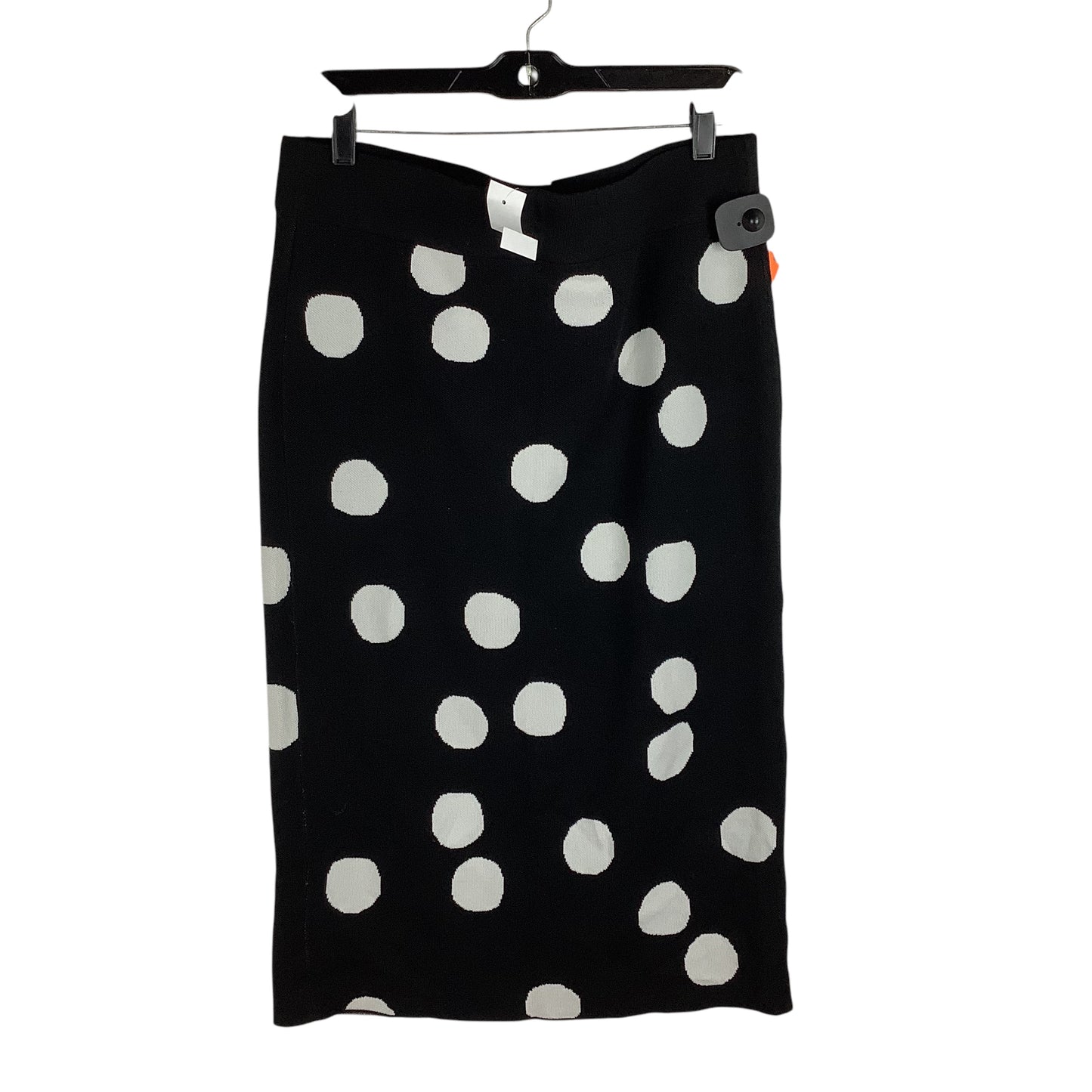 Skirt Midi By Ann Taylor In Polkadot Pattern, Size: L