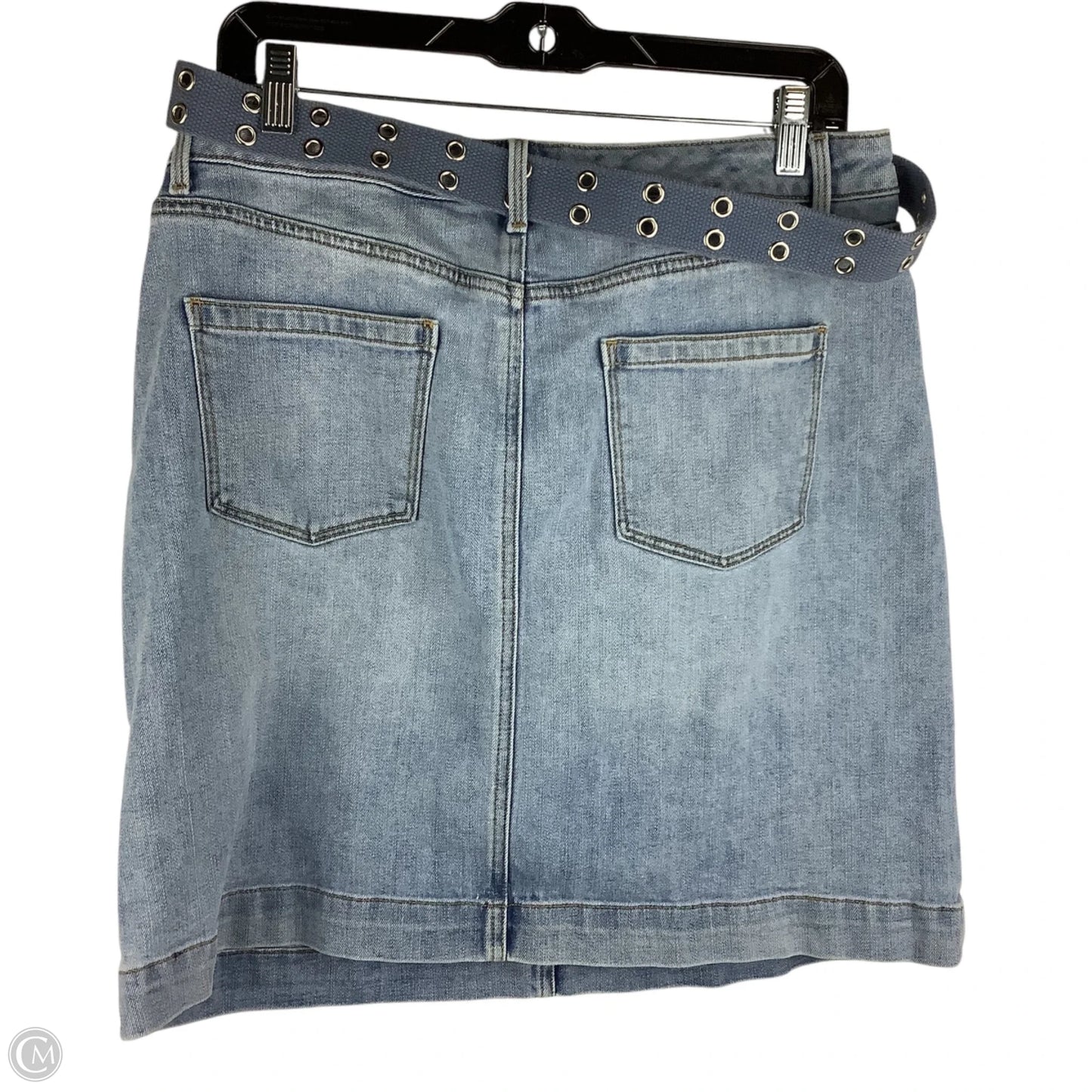 Skirt Mini & Short By Talbots In Blue Denim, Size: 10