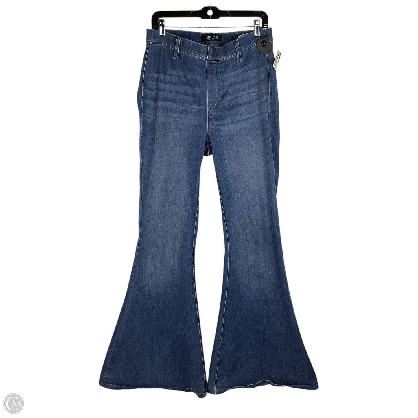 Jeans Flared By Judy Blue In Blue Denim, Size: 10 (30)