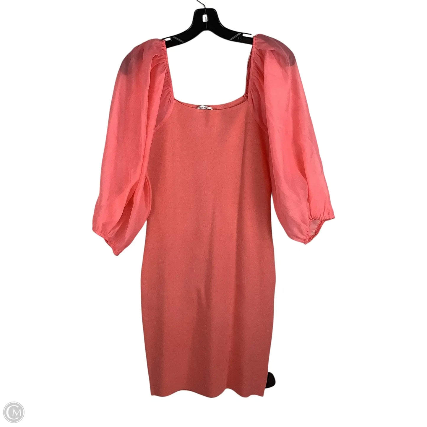 Dress Casual Short By Vestique In Pink, Size: L