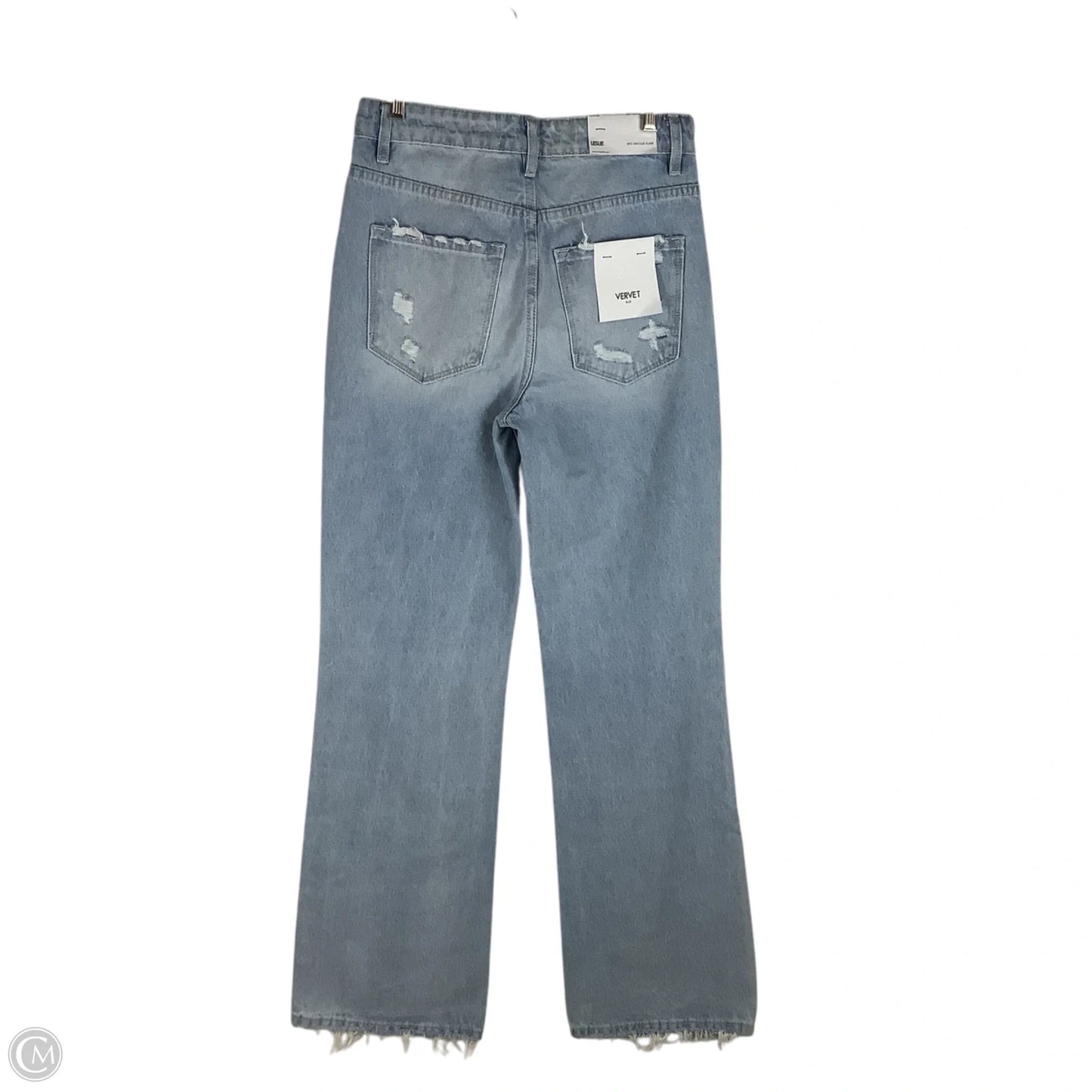 Jeans Flared By Vervet In Blue Denim, Size: 2 (25)