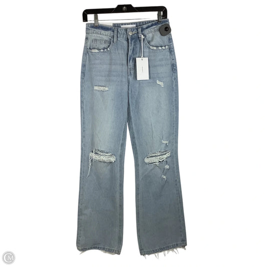 Jeans Flared By Vervet In Blue Denim, Size: 0 (24)