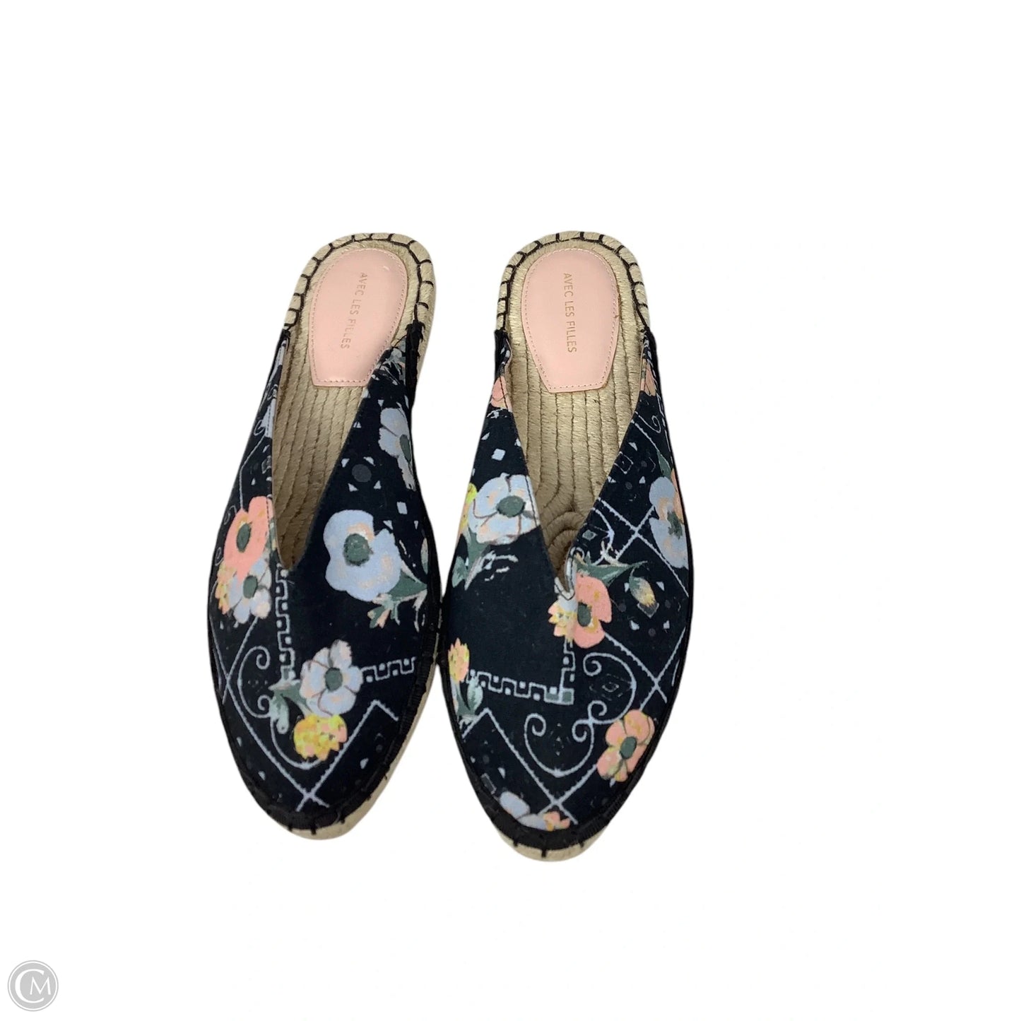 Shoes Flats By Avec Les Filles In Floral Print, Size: 9