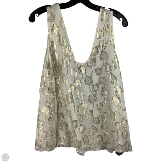Top Sleeveless Designer By Lilly Pulitzer In White, Size: L