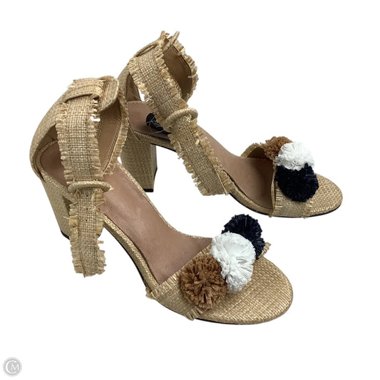 Shoes Heels Block By Clothes Mentor In Tan, Size: 8