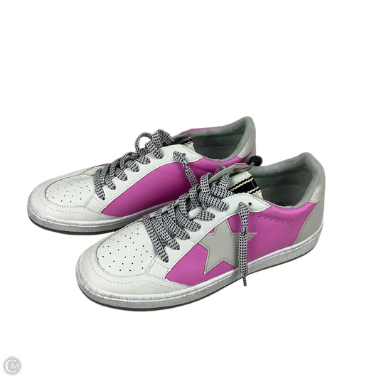 Shoes Sneakers By Shu Shop In Pink & White, Size: 8