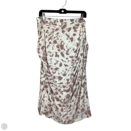 Skirt Maxi By Express In Tie Dye Print, Size: L
