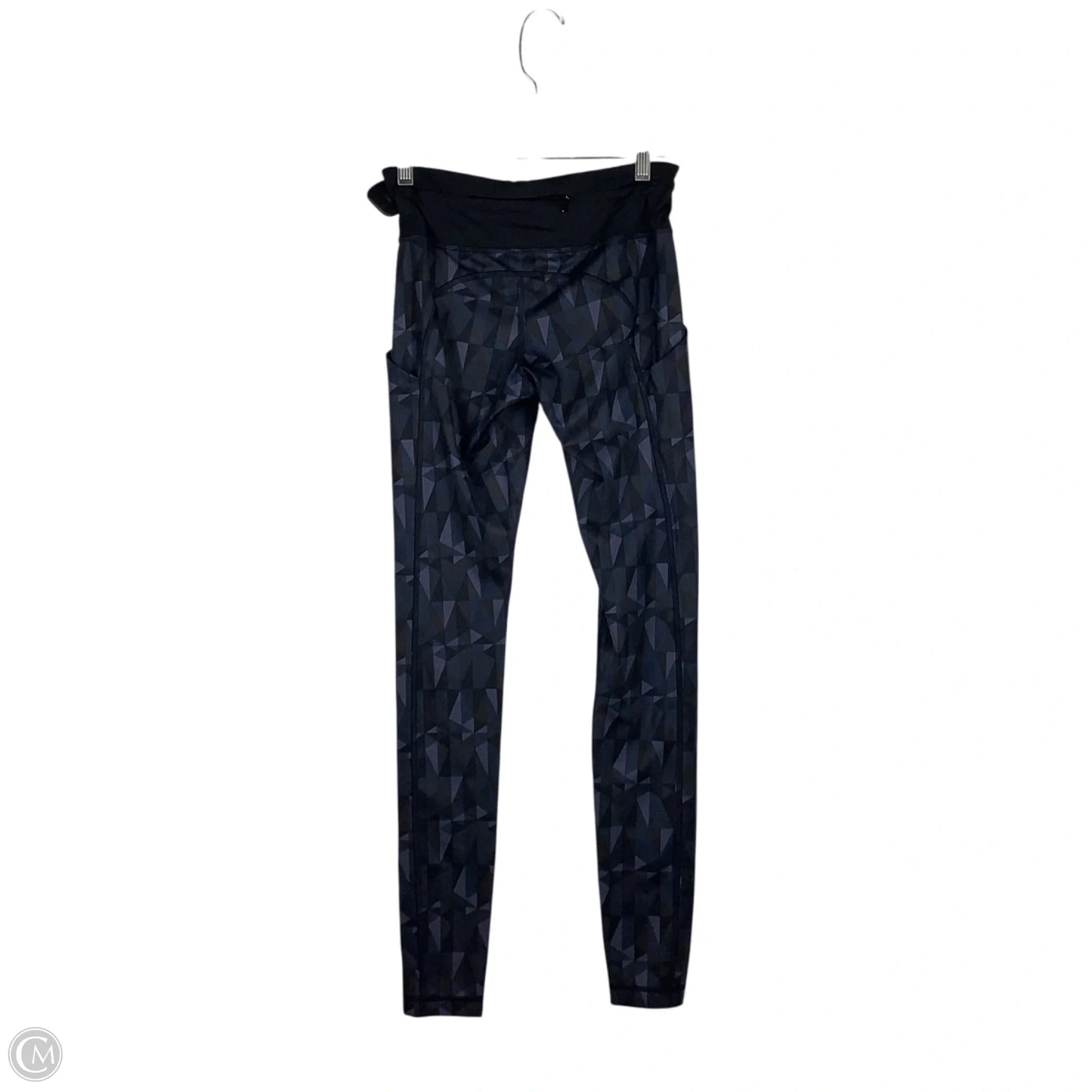 Athletic Leggings By Lululemon In Black & Purple, Size: 4