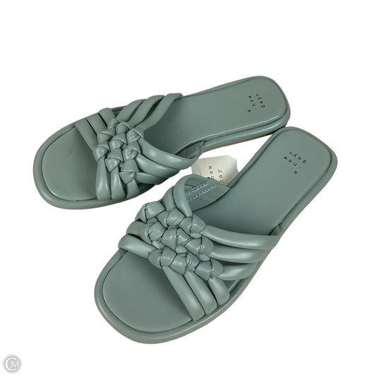 Sandals Flats By A New Day In Blue, Size: 7.5
