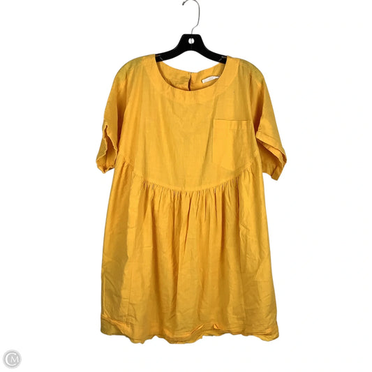 Top Short Sleeve By Talulah In Yellow, Size: L