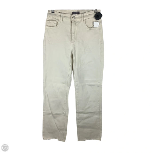 Jeans Straight By Dl1961 In Cream Denim, Size: 2/26