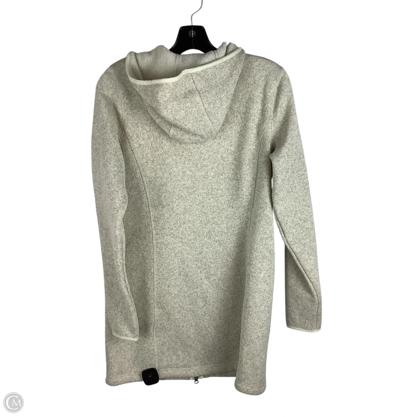 Jacket Fleece By L.l. Bean In Cream, Size: S