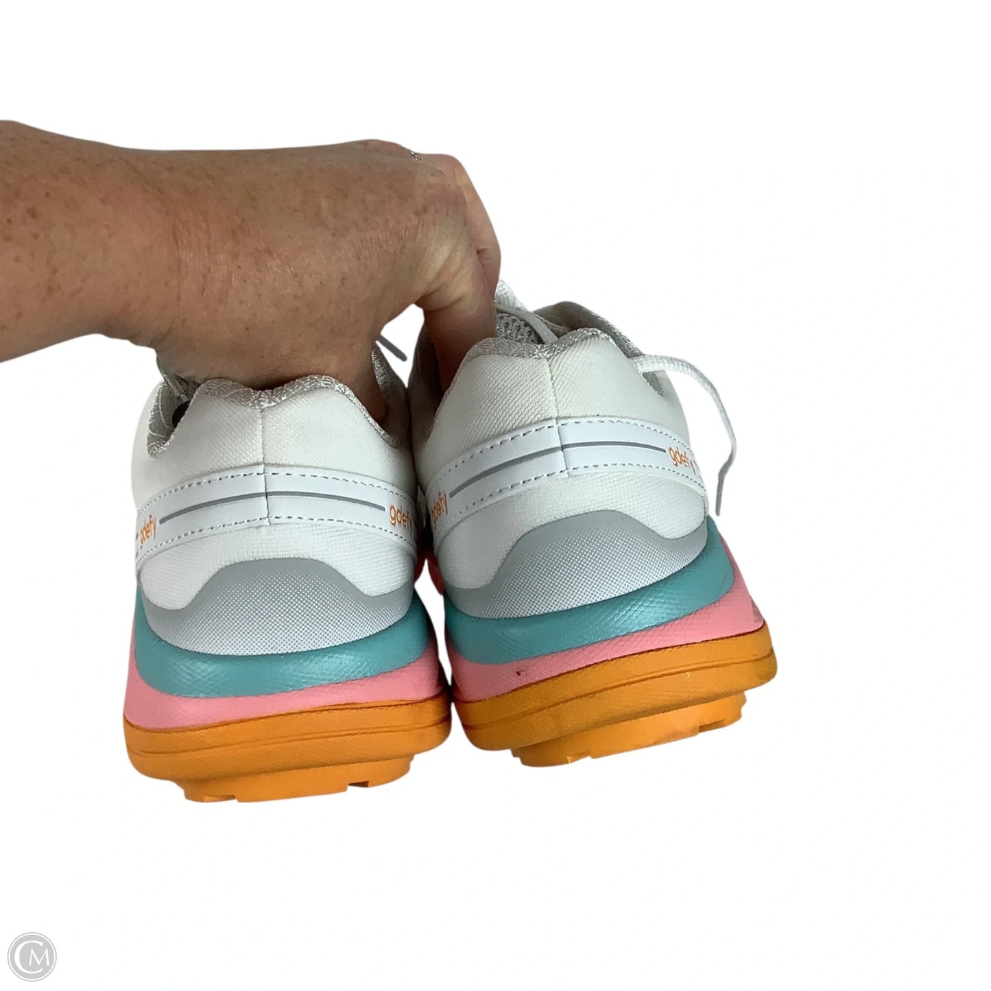 Shoes Athletic By Cmc In Pink & White, Size: 8