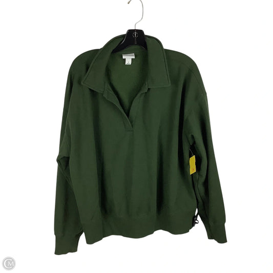 Top Long Sleeve By Ava & Viv In Green, Size: 1x
