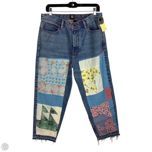 Jeans Straight By Bdg In Blue Denim, Size: 12 (32)