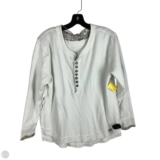Top Long Sleeve By We The Free In White, Size: S