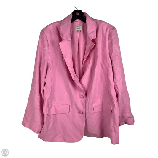 Blazer By A New Day In Pink, Size: Xl