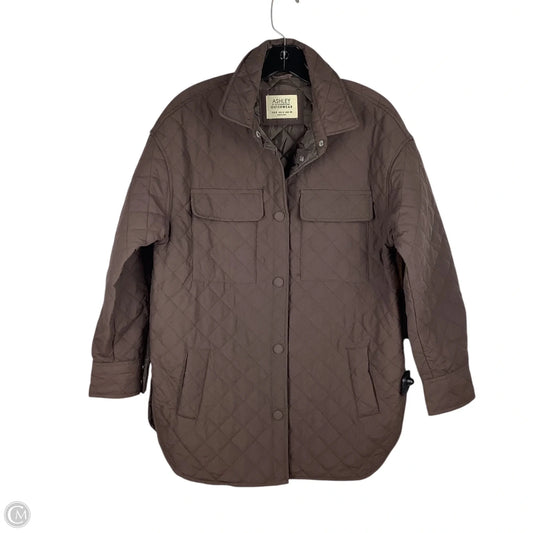 Jacket Puffer & Quilted By Ashley In Brown, Size: S