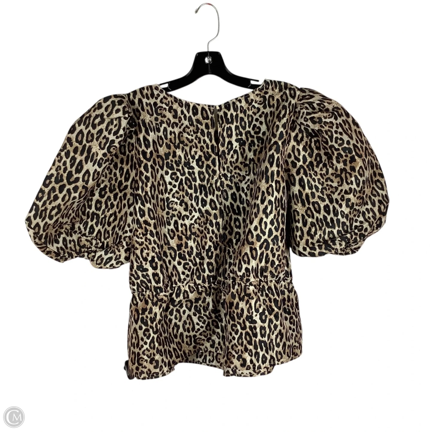 Top Short Sleeve By H&m In Animal Print, Size: Xxl