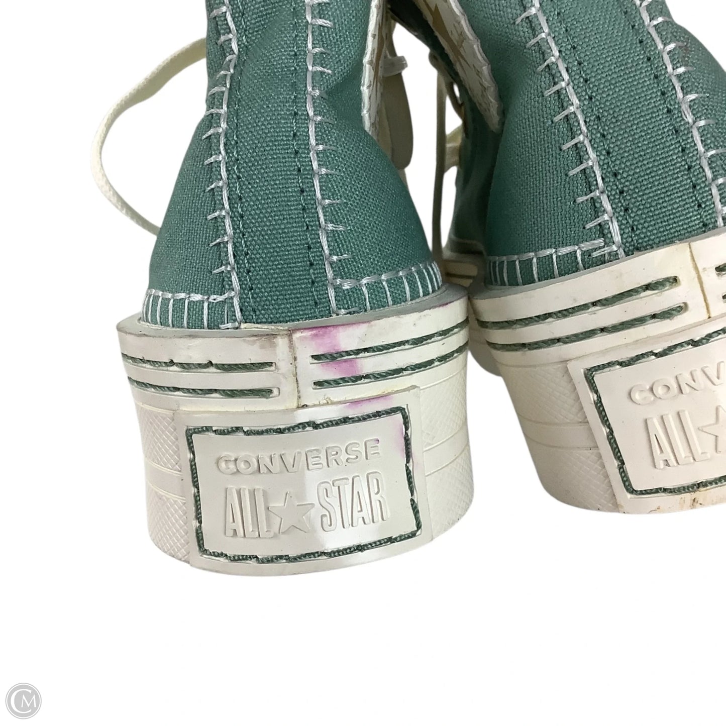 Shoes Sneakers By Converse In Green, Size: 9.5