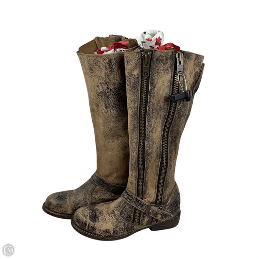 Boots Leather By Bed Stu In Tan, Size: 7