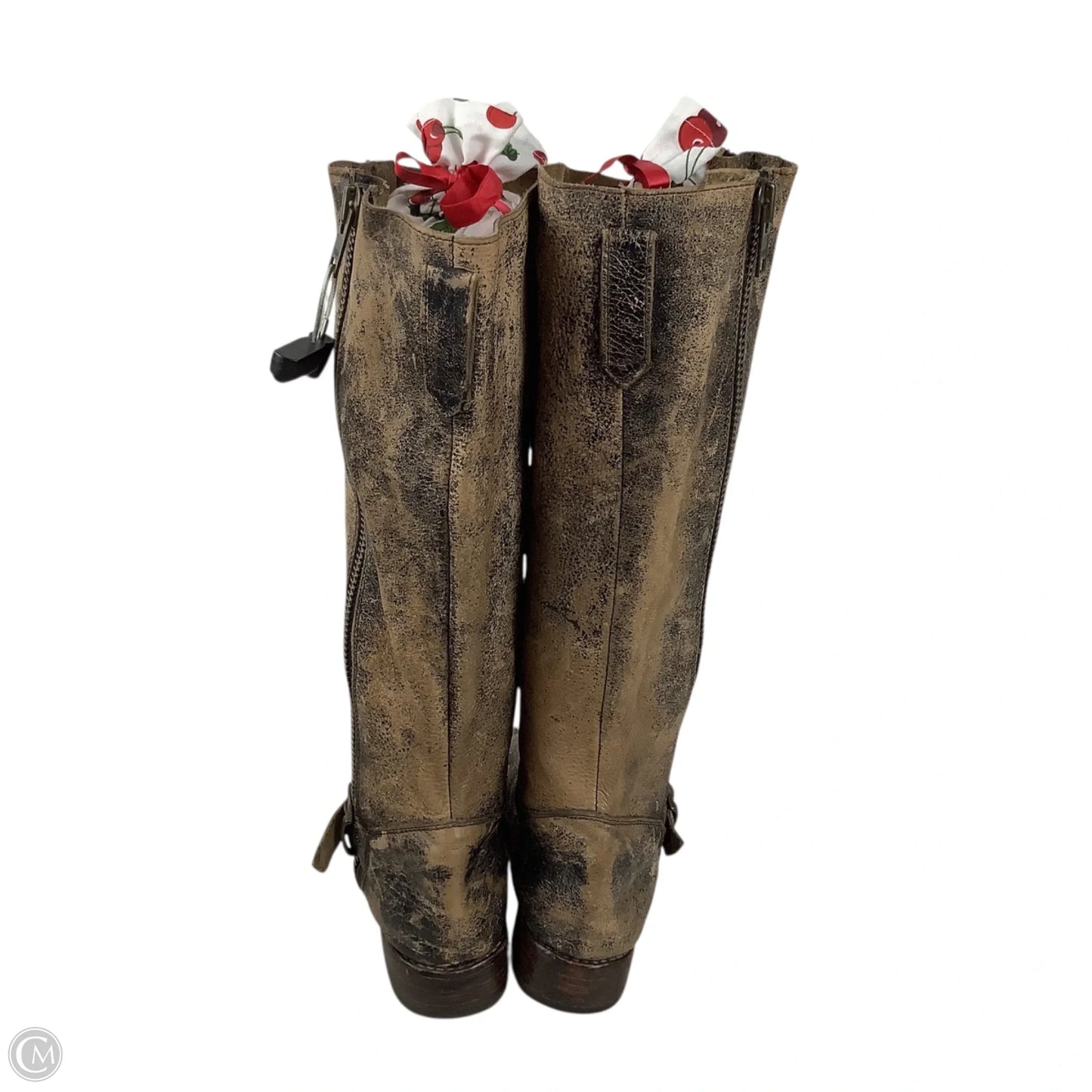 Boots Leather By Bed Stu In Tan, Size: 7