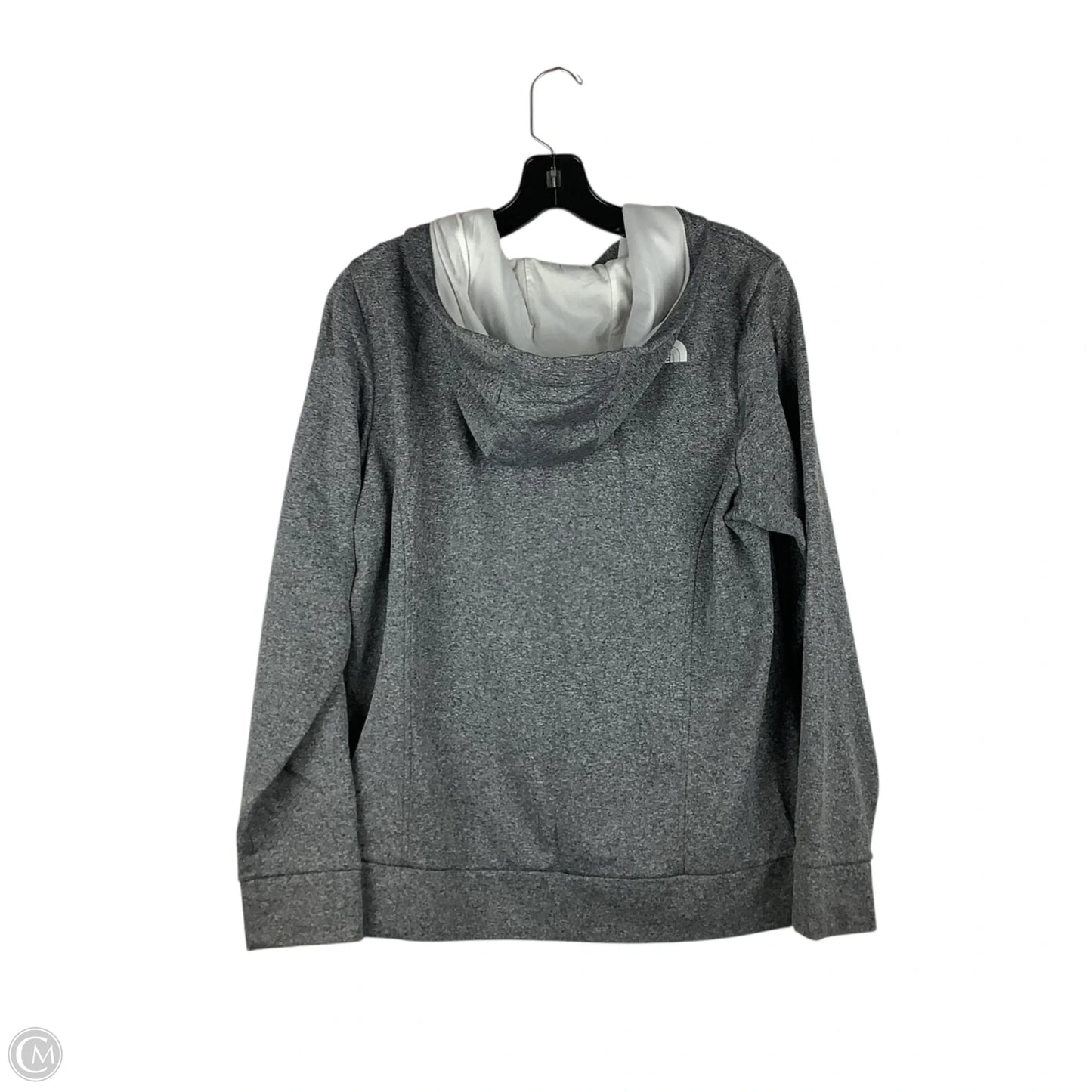 Sweatshirt Hoodie By The North Face In Grey, Size: L
