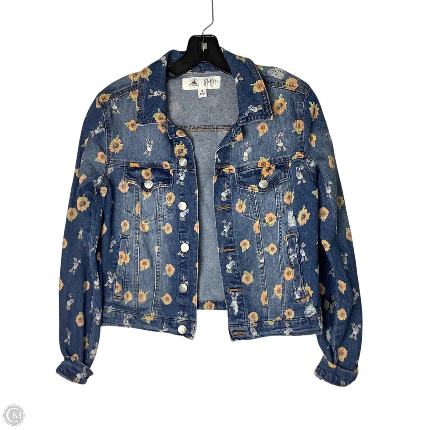Jacket Denim By Disney In Blue Denim, Size: S