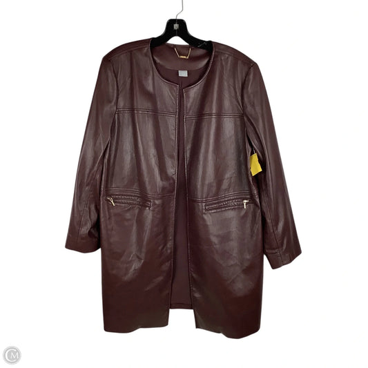 Blazer By Chicos In Brown, Size: 16