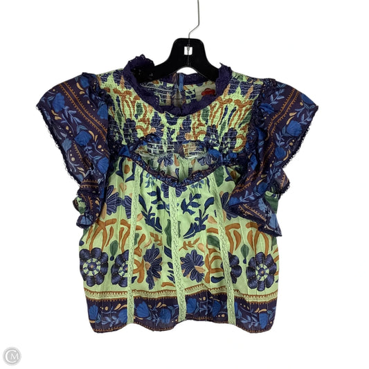 Top Short Sleeve By Farm Rio In Multi-colored, Size: S