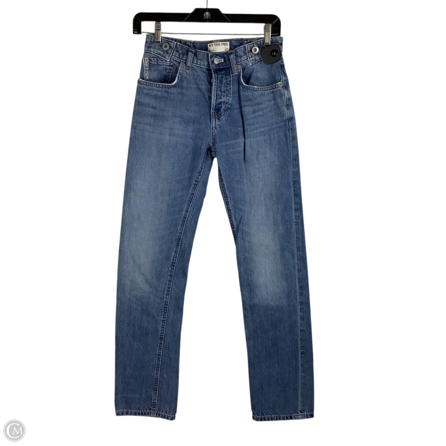 Jeans Straight By We The Free In Blue Denim, Size: 0 (24)