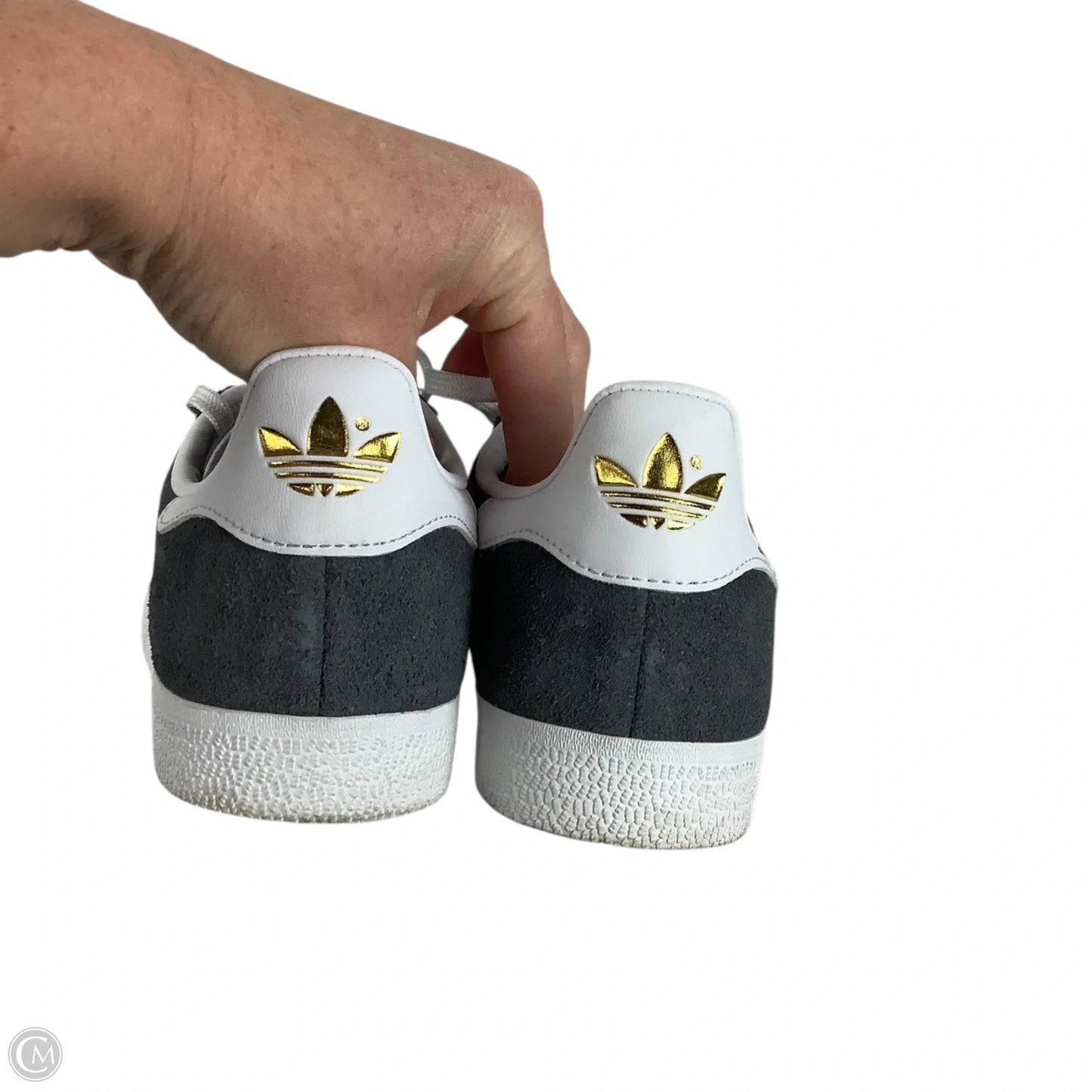 Shoes Sneakers By Adidas In Grey, Size: 6.5