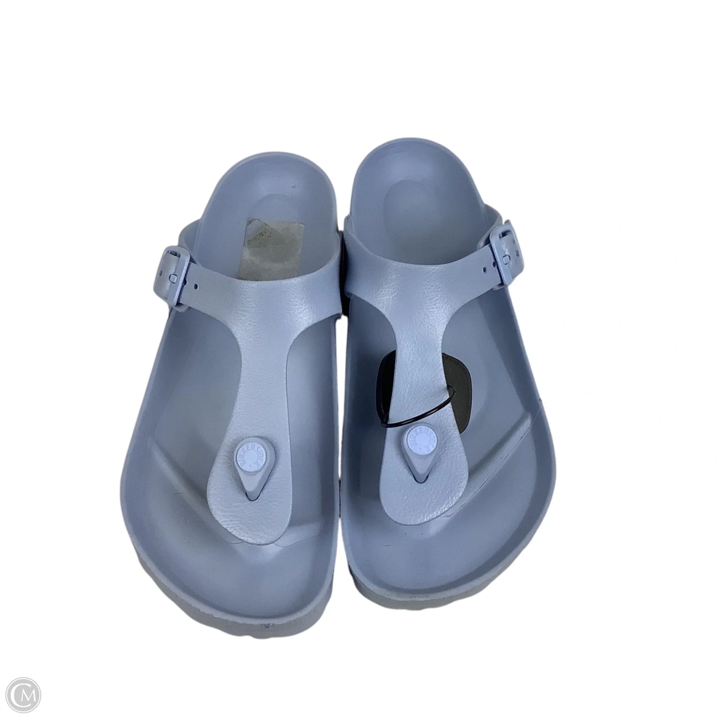 Sandals Flats By Birkenstock In Blue, Size: 7 (38)