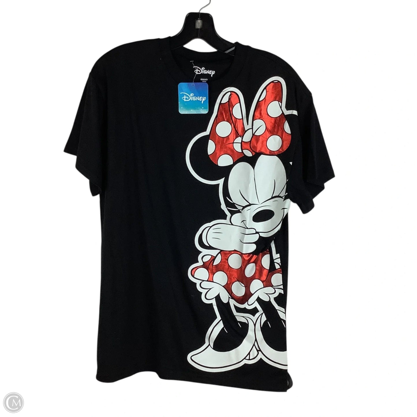 Top Short Sleeve By Disney In Black, Size: M