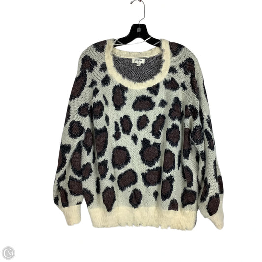Sweater By Umgee In Animal Print, Size: L