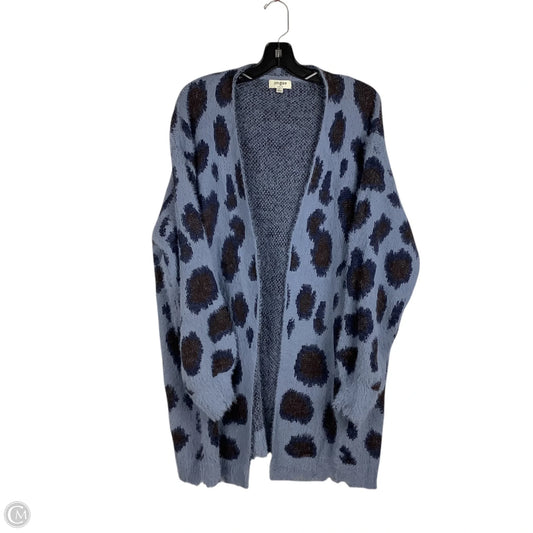 Sweater Cardigan By Umgee In Animal Print, Size: L