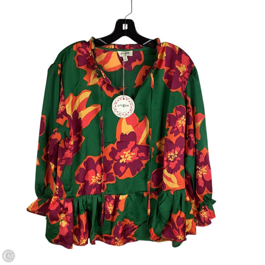 Top Long Sleeve By Umgee In Multi-colored, Size: M