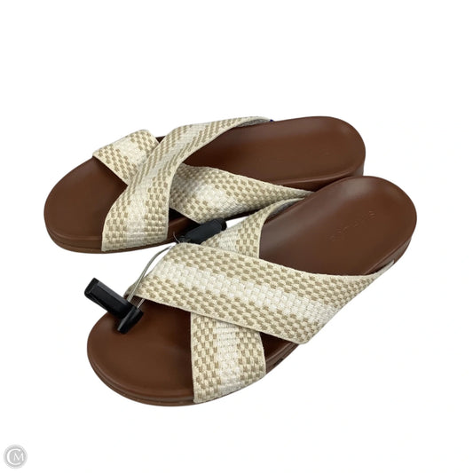 Sandals Flats By Rothys In Cream, Size: 10