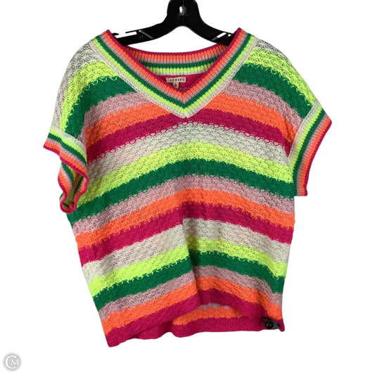 Sweater Short Sleeve By Jodifl In Multi-colored, Size: S