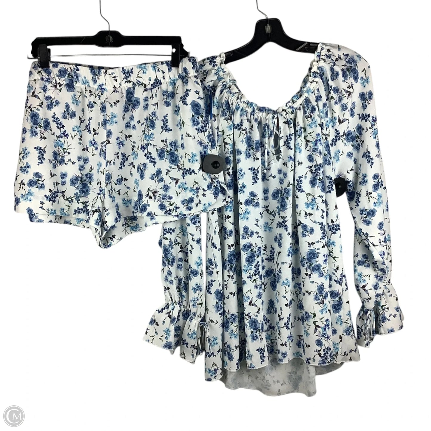 Shorts Set By Show Me Your Mumu In Blue, Size: Xl